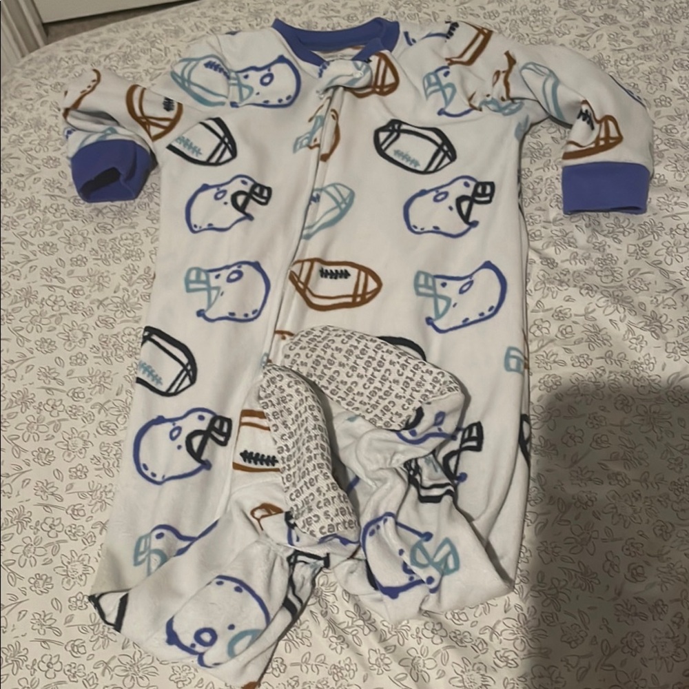 Carters fleece sleeper onesie